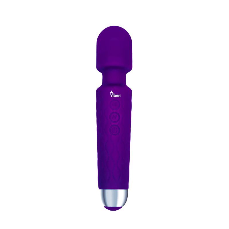 Viben Tempest Travel Wand Massager in Violet Purple Electric Massager