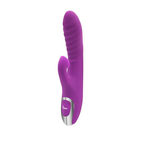Viben Frenzy Suction Rabbit Vibe in Berry Pink VIBRATORS-RABBIT