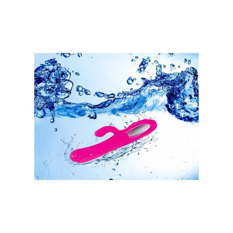 Viben Hypnotic Thrusting Rabbit Vibrator with Swinging Clitoral Stimulator in Hot Pink VIBRATORS-RABBIT