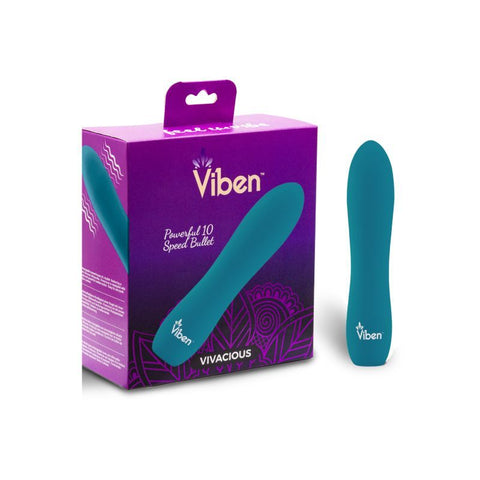 Viben Vivacious Rumble Motor Rechargeable Bullet Ocean BULLETS