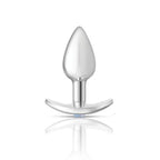 Cheeky Charms Silver Anchor Butt Plug with Clear and Pink Jewel > Anal Range > Jewel Butt Plugs