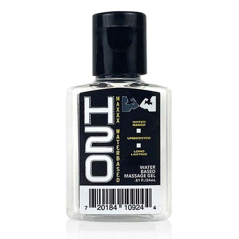 H2O Maxxx Lubricant Gel Travel Size 24ml Water-Based Sexual Wellness Product Water Based Lube