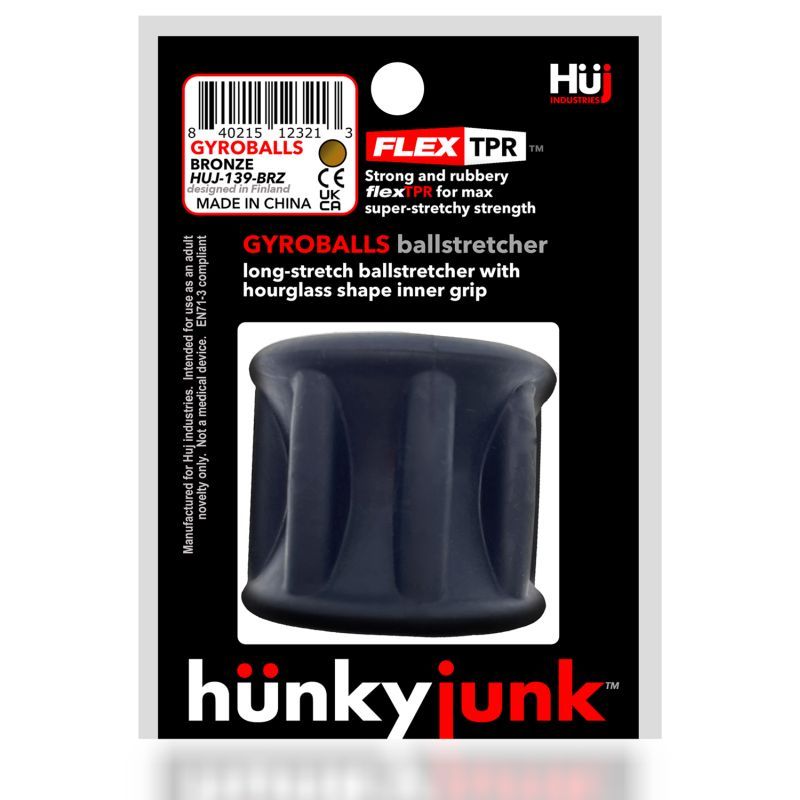 Gyroball Ball Stretcher Tar Ice from Hunkyjunk > Sex Toys For Men > Ball Stretchers
