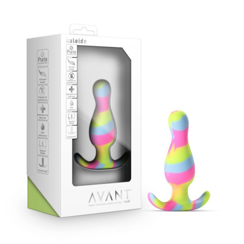 Avant Kaleido (Lime) – Ultrasilk Smooth Silicone Curved Vibrator > Anal Range > Vibrating Butt Plugs