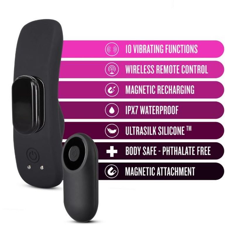 Temptasia Panty Vibe With Remote Control Black > Sex Toys For Ladies > Panty Vibes