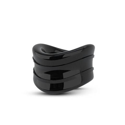 Stay Hard Beef Ball Stretcher Snug 1 Inch Black Ball Stretcher
