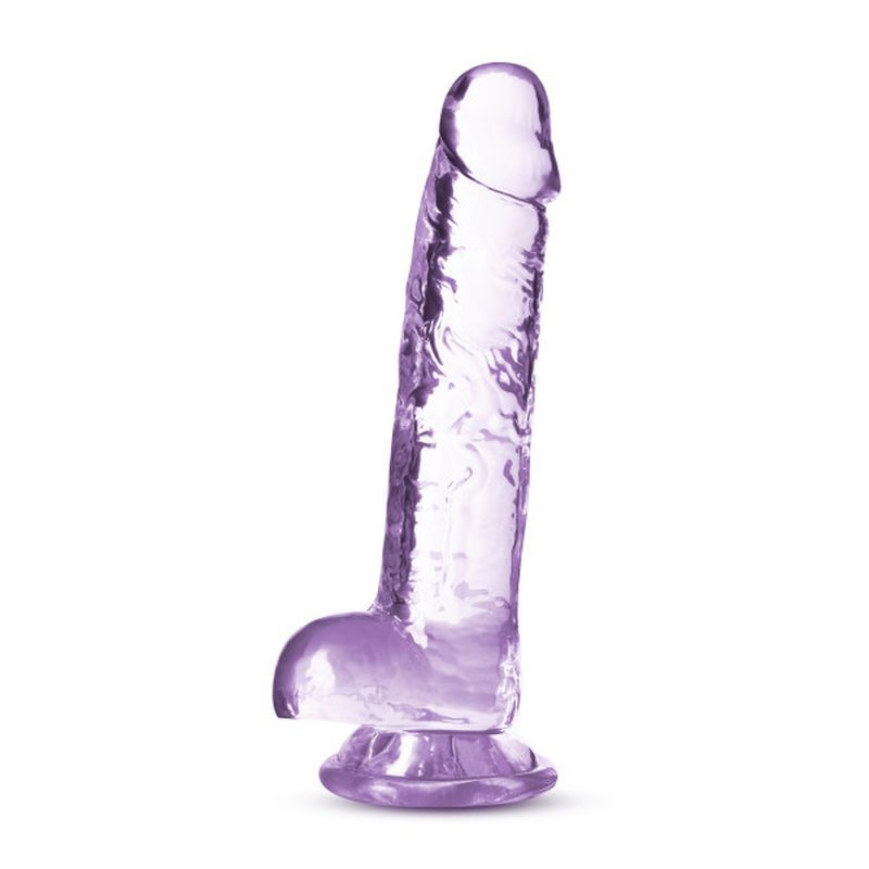 Naturally Yours 7 Inch Crystaline Dildo Amethyst DONGS