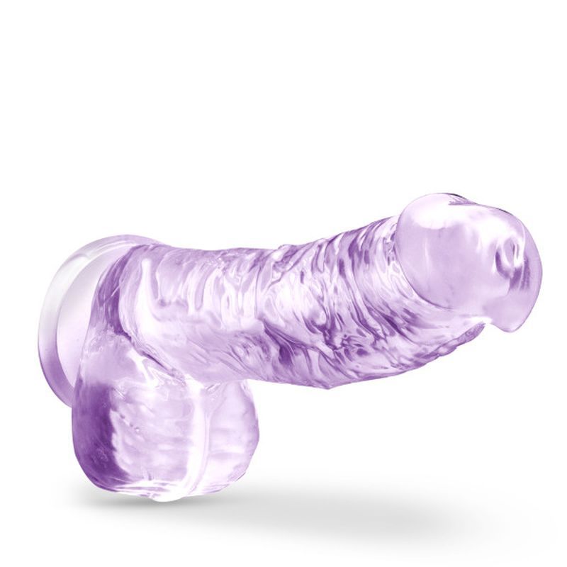 Naturally Yours Crystaline Amethyst – 6 Inch Suction Cup Dildo > Dildos > Realistic Dildos