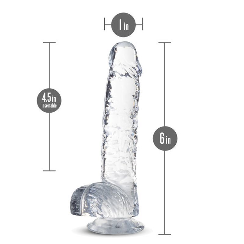 Naturally Yours Crystaline (Diamond) 6 Inch Dildo – Lifelike Dildo > Dildos > Realistic Dildos
