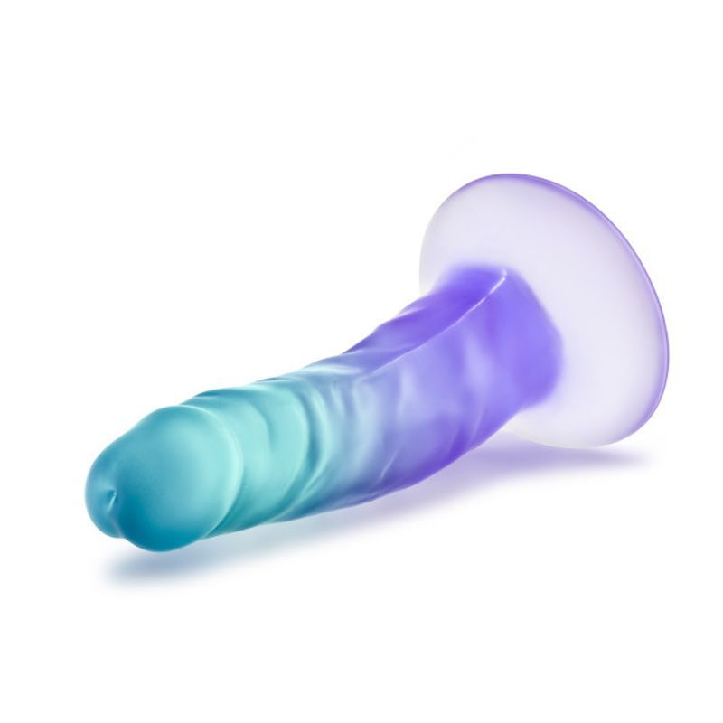 B Yours Morning Dew 5 Inch Dildo with Suction Cup Base Sapphire > Dildos > Slim Dildos
