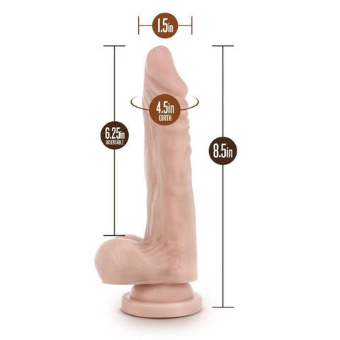 Dr Skin Realistic Cock Stud Muffin Beige > Dildos > Slim Dildos