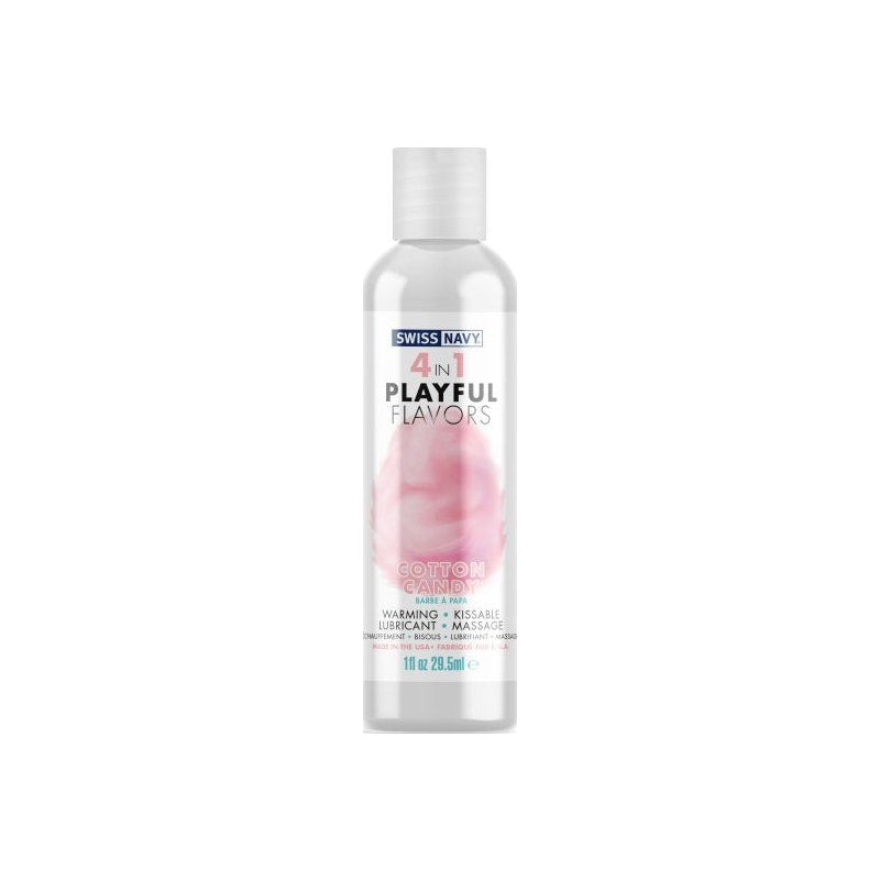 Playful Flavours 4 In 1 Cotton Candy 1oz/29.5ml Lube Default Title Flavoured Lube