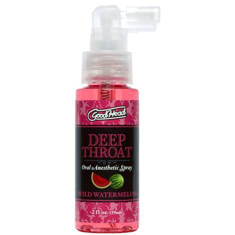 GoodHead Deep Throat Spray Wild Watermelon Adult Intimacy Aid > Lube > Oral Gels & Sprays