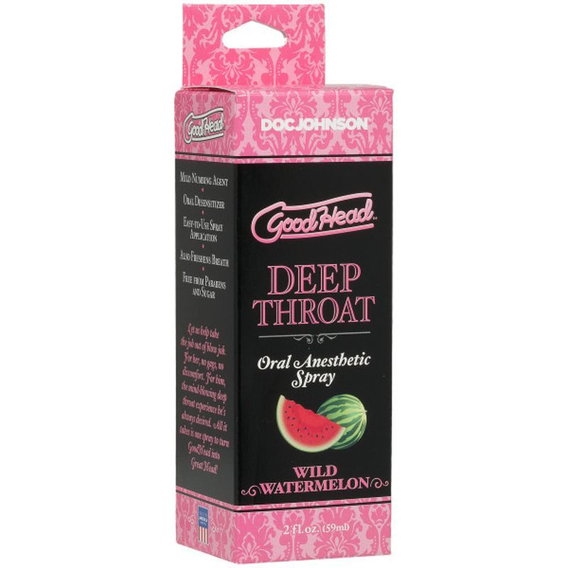 GoodHead Deep Throat Spray Wild Watermelon Adult Intimacy Aid Oral Gels & Sprays