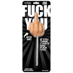 Fuck You Finger Fucker Lollipop – Butterscotch Flavored Edible > Novelties > Candy & Edible Items