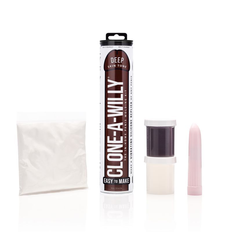 Clone-A-Willy Vibrator - Silicone Replica Kit Deep Skin Tone > Dildos > Mould Your Own Kits