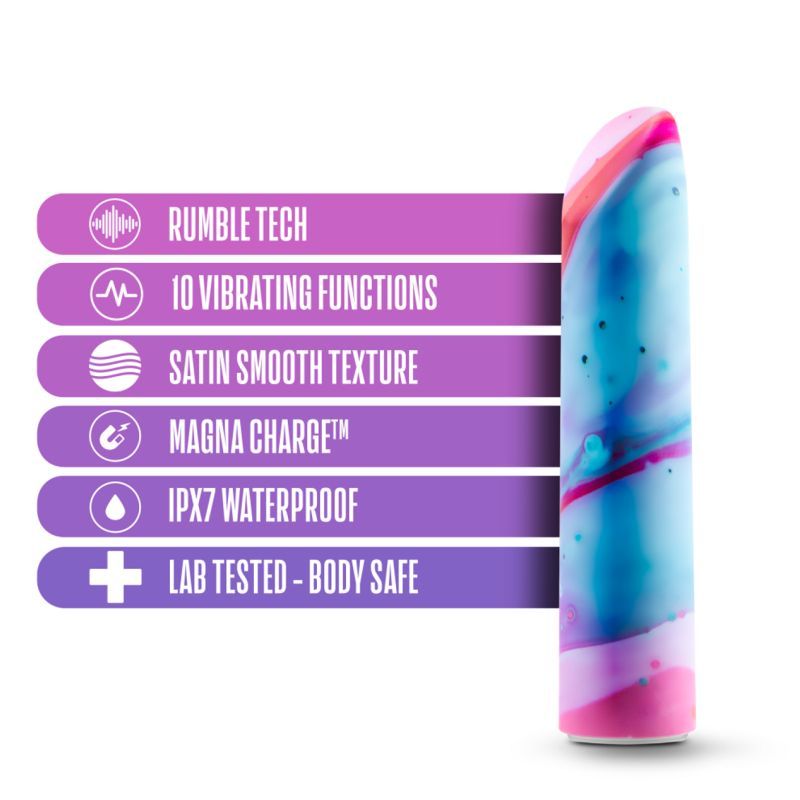 Limited Addiction Fascinate Power Vibe Wireless Vibrator Peach BULLETS