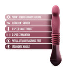 Temptasia Trixie (Wine) – Thrusting Dildo > Dildos > Thrusting Dildos