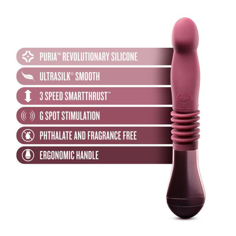 Temptasia Trixie (Wine) – Rechargeable Thrusting Dildo DONGS Thrusting