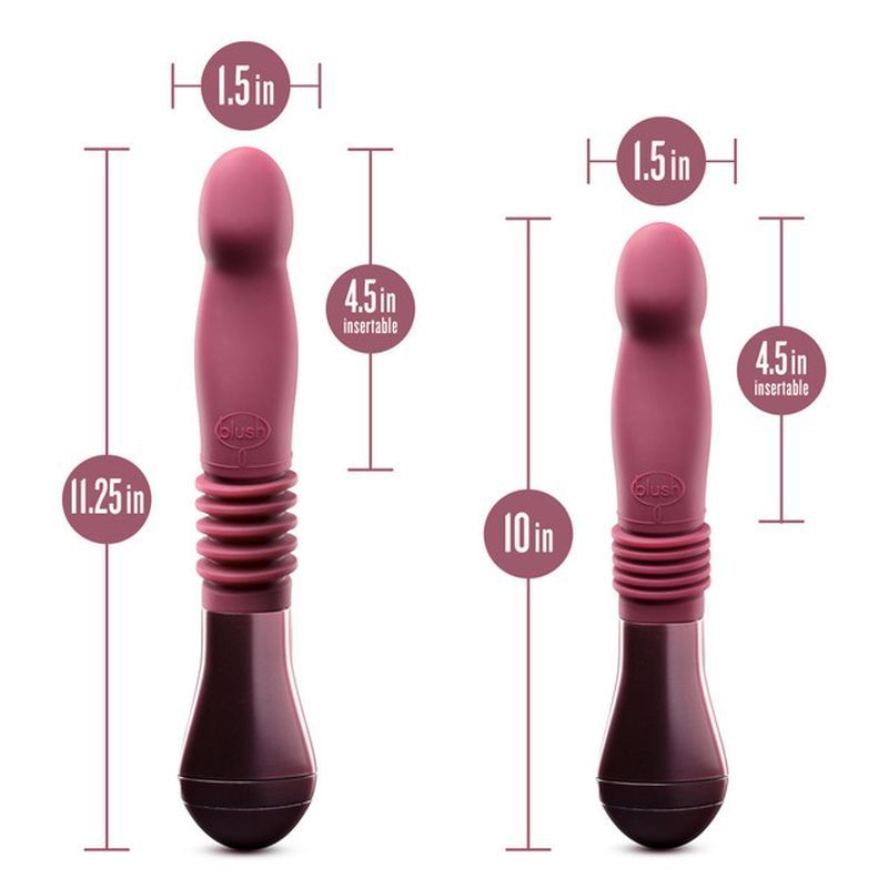 Temptasia Trixie (Wine) – Thrusting Dildo > Dildos > Thrusting Dildos