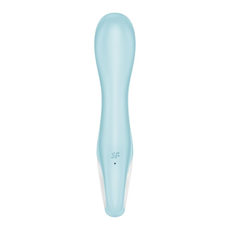 Satisfyer Air Pump Vibrator 5+ Blue 15mm Inflatable Shaft > Sex Toys For Ladies > G-Spot Vibrators