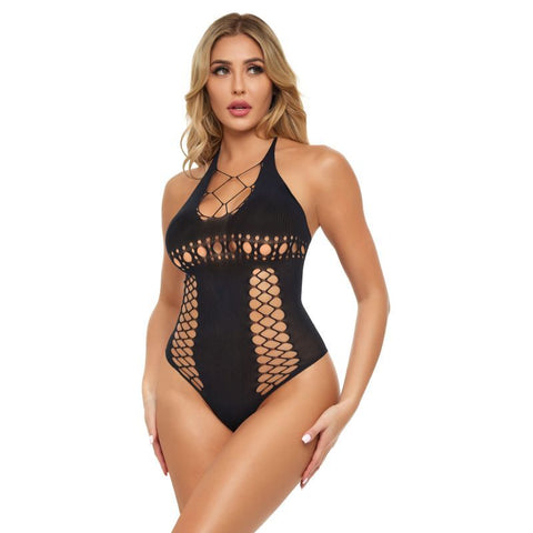 Hot To Handle Bodysuit for Night Out and Chic Daytime Look Black > Clothes > Plus Size Lingerie