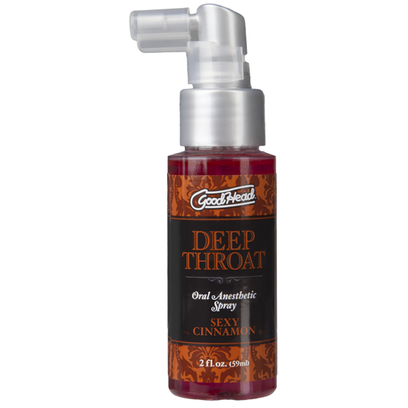 Goodhead Deep Throat Spray Cinnamon (59ml) – Flavored Throat Desensitizer Spray Default Title Oral Gels & Sprays