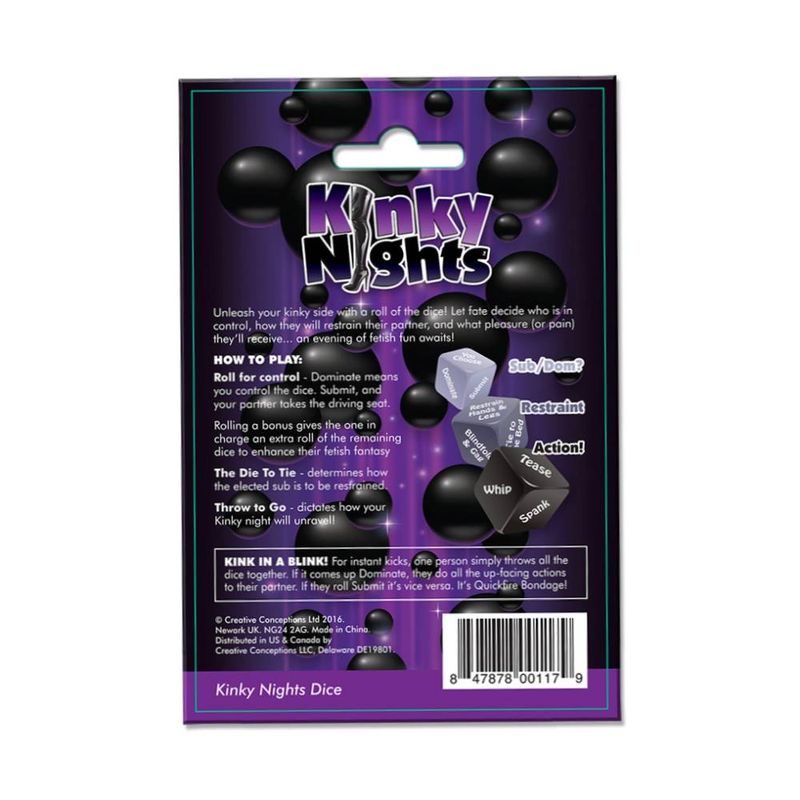 Kinky Nights Dare Dice – Adult Game with Intimacy and Exploration Challenges > Novelties > Games