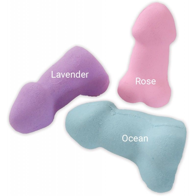 Pecker Bath Bomb 3-Pack – Scented Erotic Bath Bomb Set > Novelties > Novelty Soap