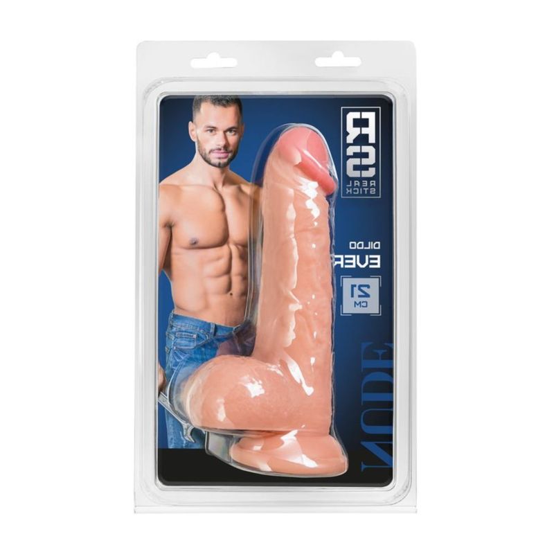 Raw Ultra Realistic Brown 7 Inch Dildo with Bendable Design and Balls > Dildos > Realistic Dildos