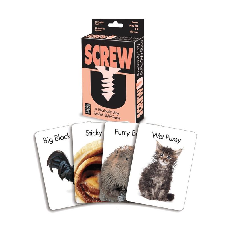 Screw U Card Game - Hilarious Adult Party Fun 2-8 Players > Novelties > Card Games