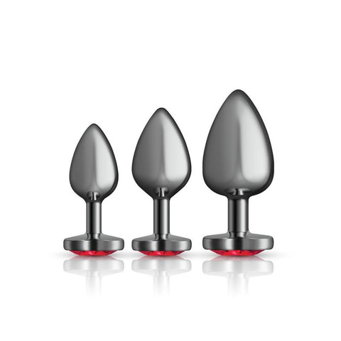 Viben Red Heart Gem Anal Trainer Kit with Three Sizes > Anal Range > Butt Plug Kits