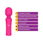 Viben Mighty Muse Massager (Hot Pink) – Ergonomic Massager > Sex Toys > Mini Massagers