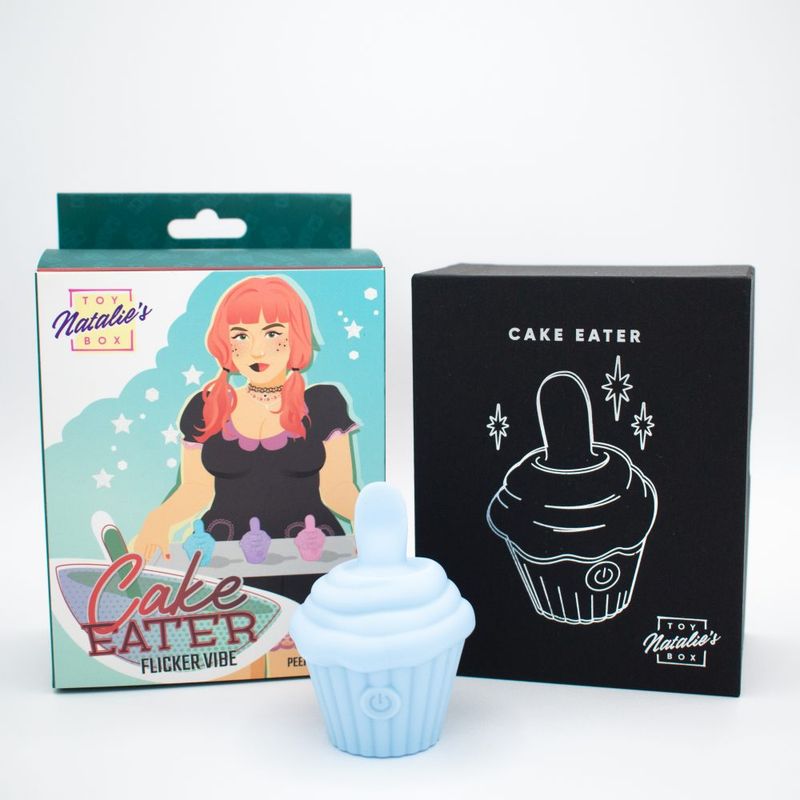 Like A Kitten Cake Eater Blue Clit Flicker Stimulator Toy > Vibrators > Finger Vibrators