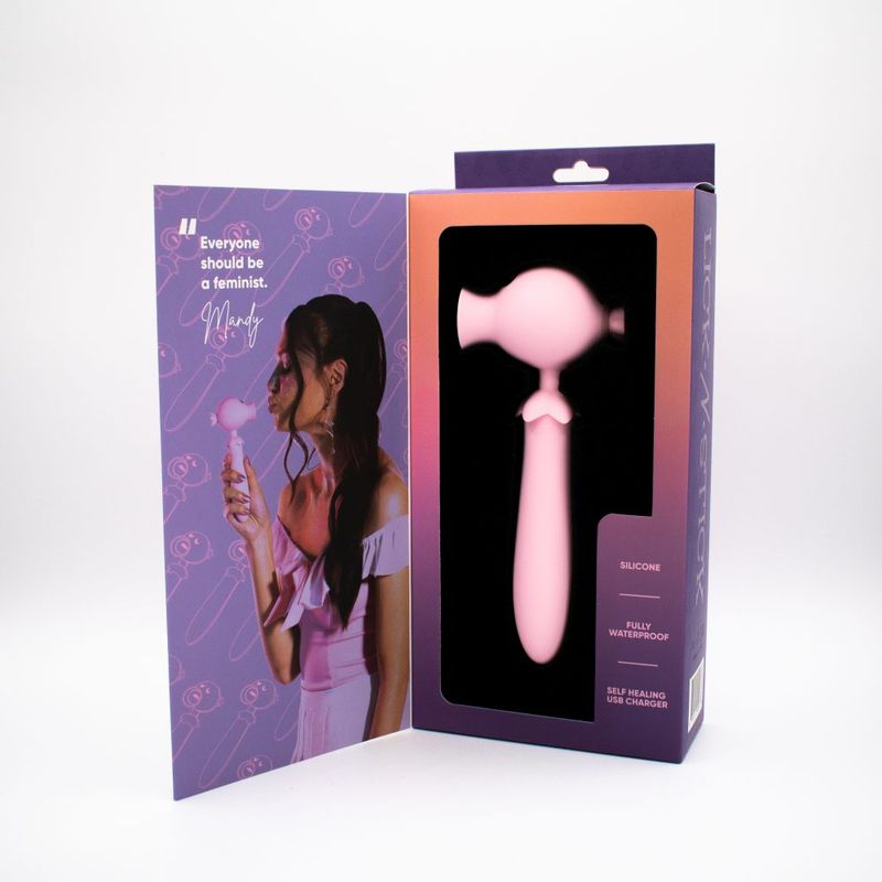 Lick n Stick Pink Clit Flicker and G-Spot Vibrator Toy > Vibrators > Finger Vibrators