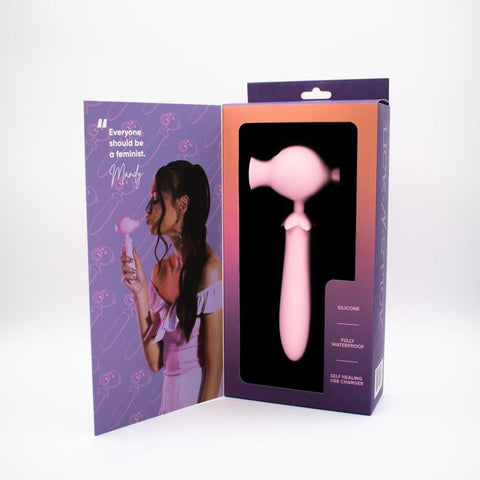 Lick n Stick Pink Clit Flicker and G-Spot Vibrator Toy > Vibrators > Finger Vibrators