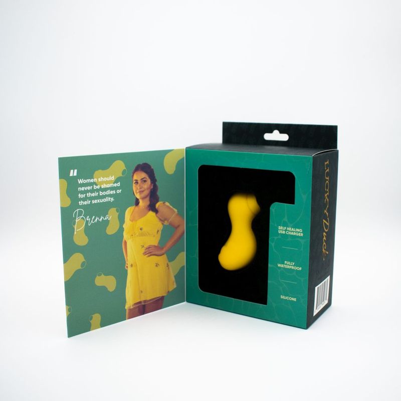 Lucky Duck Suction Stimulator for Clitoral and Nipple Play AIR PULSATION