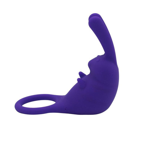 Cock Hopper Vibrating Cock Ring with Rabbit Bullet Stimulator Cock Rings Vibrating