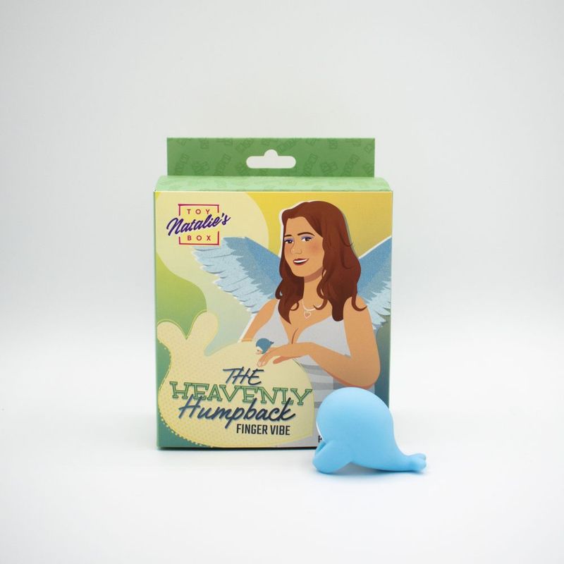 Heavenly Humpback Finger Bullet Vibrator Compact Blue Design > Vibrators > Finger Vibrators