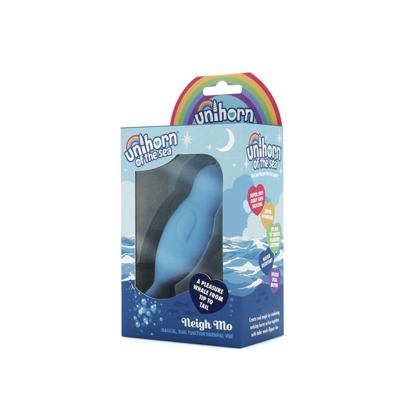 Unihorn of the Sea Neigh Mo Narwhal – Silicone Dual Motor Vibrator Secondary image