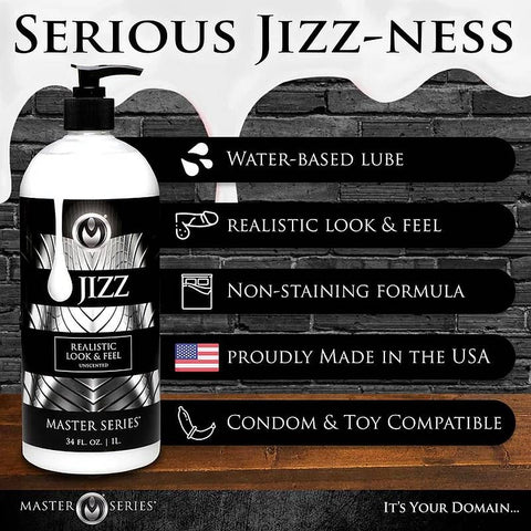 Jizz Unscented Water Based Lubricant 34 Ounce (1 liter) > Lube > Speciality