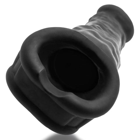 Muscle Ripped Inner Ribbed Velvet-Smooth Night 9.25 Inch Cock Sheath Penis Extension & Sleeves