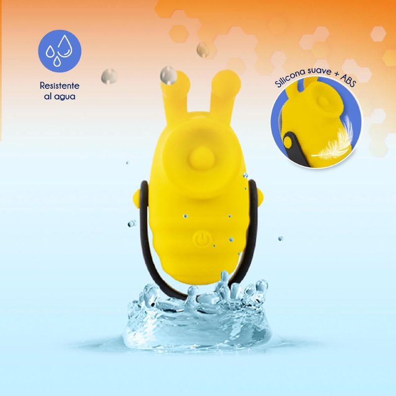 Bumblebee Shaped Yellow Vibrator for Intense Pleasure Finger Stimulator