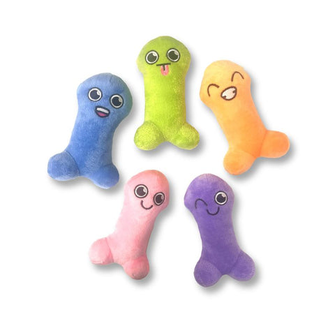 Suck a Bag of Dicks Plushy Pillow with Five Plush Dicks Gag Gifts & Novelties