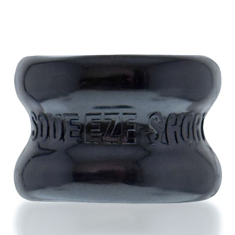 Squeeze Short (Black) – Rubber Ballstretcher > Sex Toys For Men > Ball Stretchers