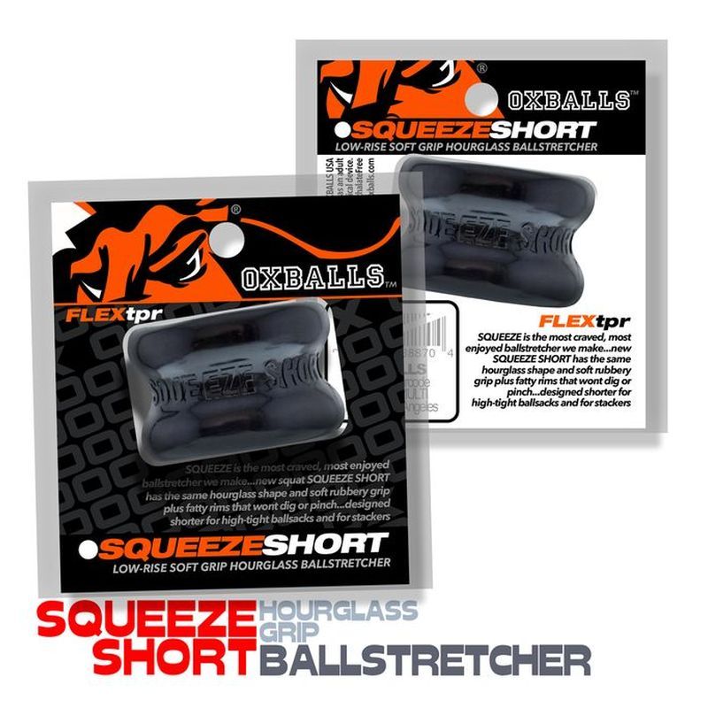 Squeeze Short (Black) – Rubber Ballstretcher Ball Stretcher