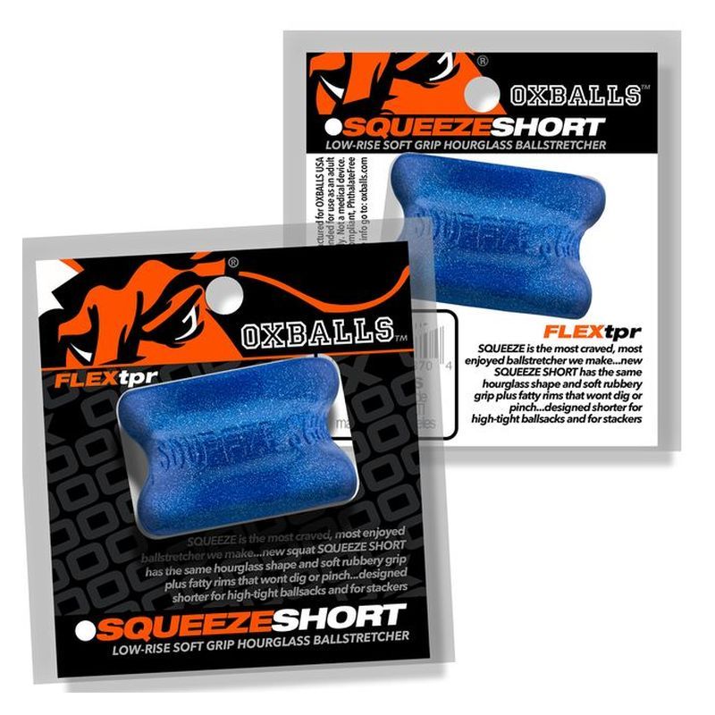 Squeeze Short (Black) – Rubber Ballstretcher > Sex Toys For Men > Ball Stretchers
