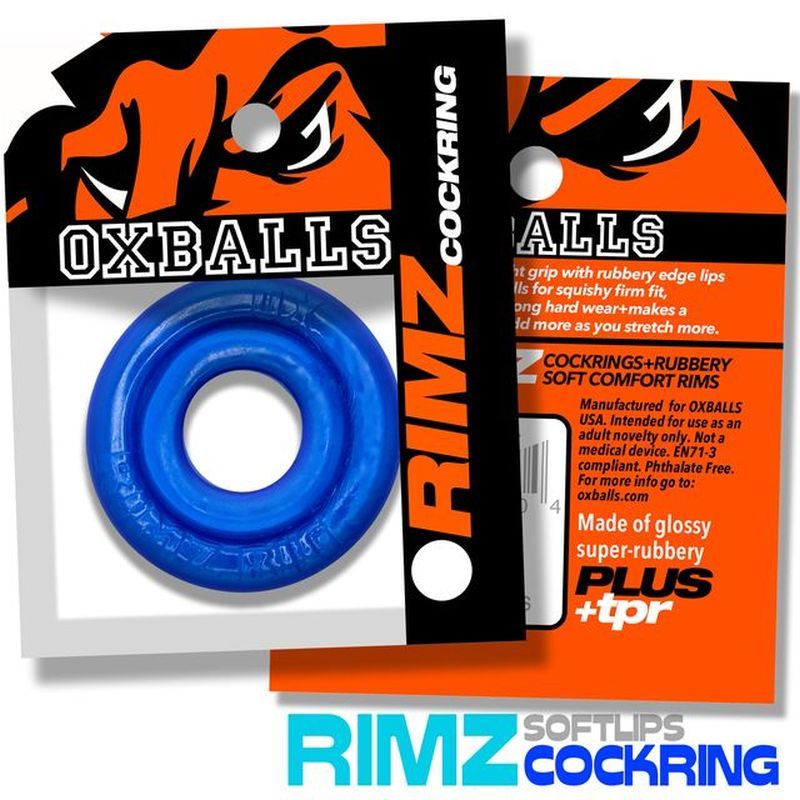 Rimz Single Ring (Black) – Comfortable Plush Cockring > Cock Ring > Single