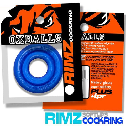 Rimz Single Ring (Black) – Comfortable Plush Cockring > Cock Ring > Single