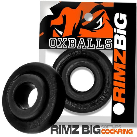 Rimz Big Single Ring (Black) – Larger Comfort-Fit Cockring > Cock Ring > Single
